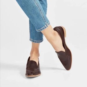 Everlane Modern Italian Leather Loafers Womens Burgundy Size 9.5